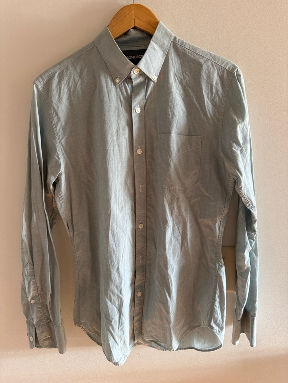 Bonobos Men's Light Green Oxford Button-Down Shirt